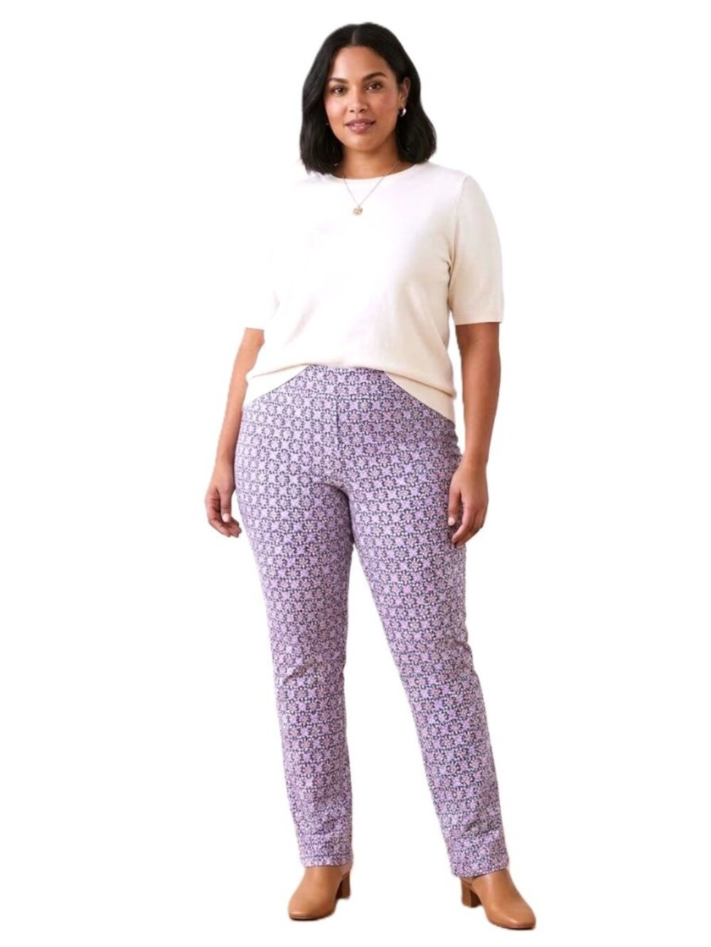 JESSICA LONDON Women's Comfort Waist Stretch Pants. Plus Size 28W